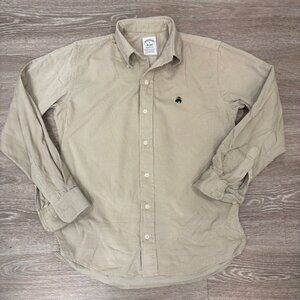 Brooks Brothers Mens Button-Down Collar Corduroy Regent Fit Polo Shirt sz M